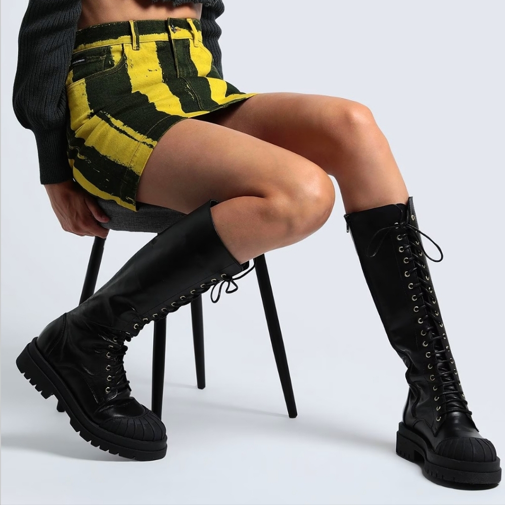 Black Combat Boots